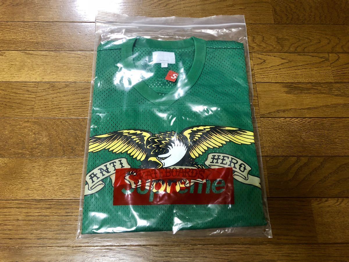 【新品 緑S Supreme ANTIHERO Football Top】 anti hero dog curbs thrasher akira soccer jersey box logo pucci tiffany burberry_画像3