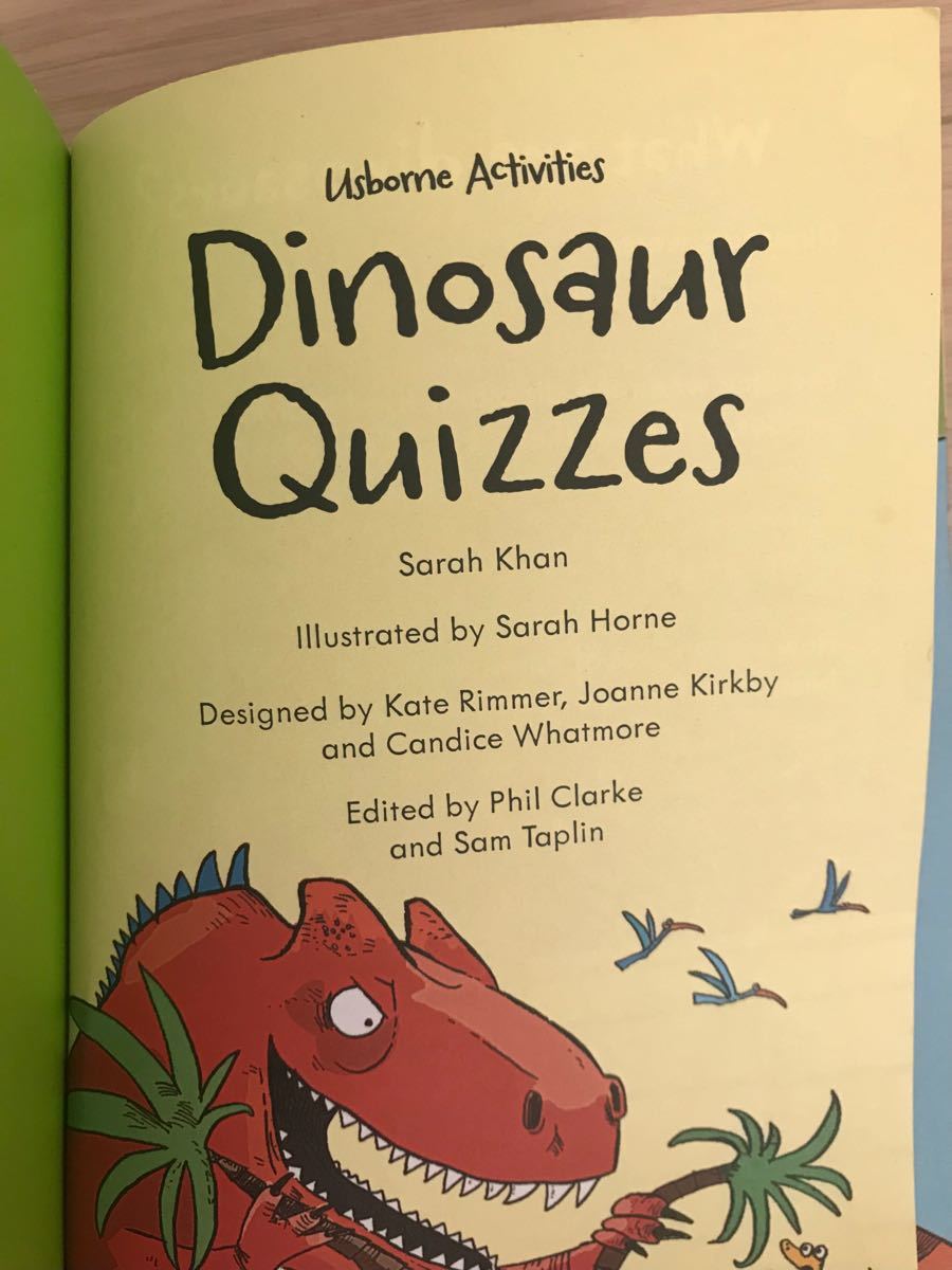みどりふぐさん用　Dinosaur Quizzes