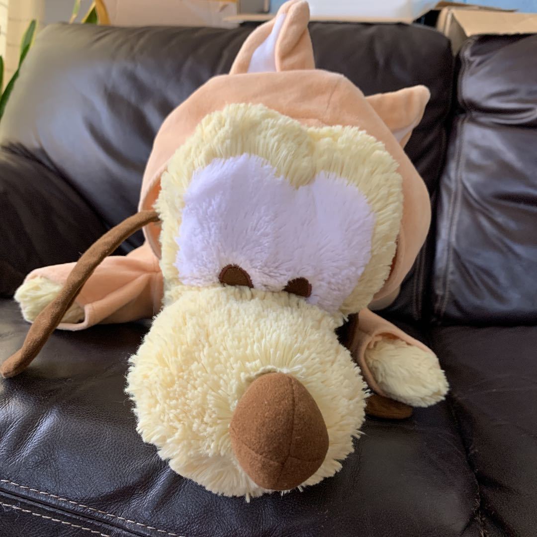 Paypayフリマ プルート ぬいぐるみ リスの着ぐるみ ディズニー Pluto 黄色いぬいぐるみ Yellow Disney ミッキー 犬 Dog 着ぐるみバージョン 枕 大きめ Paypayフリマ プルート ぬいぐるみ リスの着ぐるみ ディズニー Pluto 黄色いぬいぐるみ Yellow Disney ミッキー 犬 Dog 着ぐるみバージョン 枕 大きめ