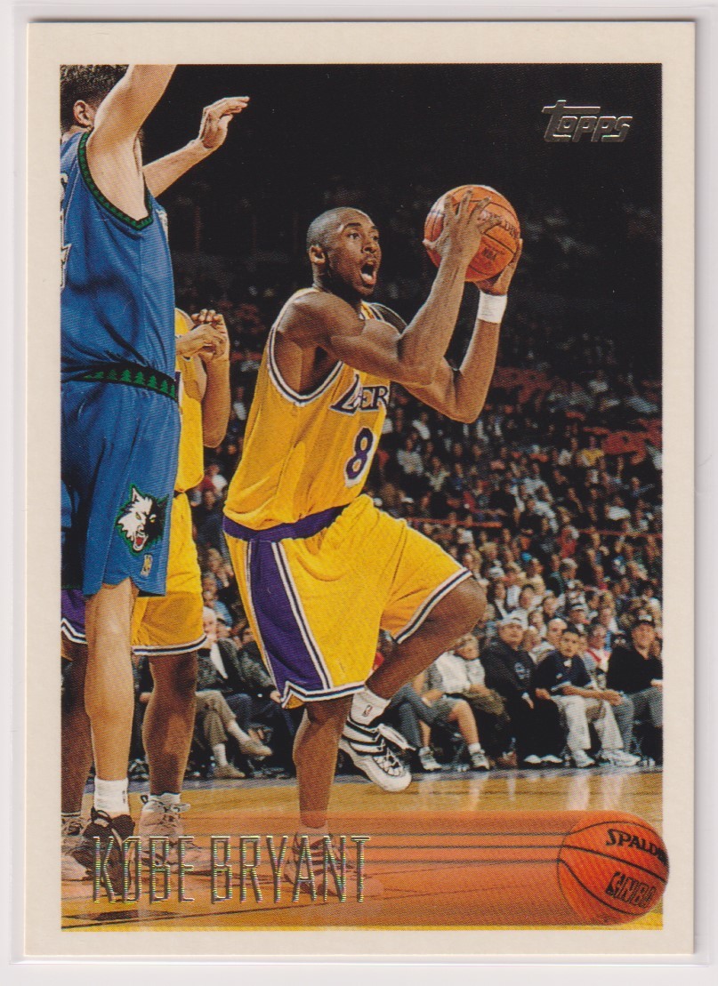 NBA KOBE BRYANT 1996-97 Topps No. 138 ROOKIE CARD BASKETBALL LOS ANGELES LAKERS コビー ブライアント レイカーズ ルーキーカード_画像1