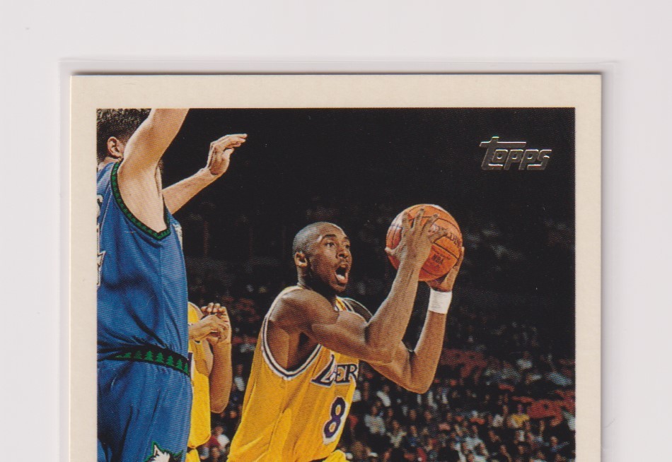 NBA KOBE BRYANT 1996-97 Topps No. 138 ROOKIE CARD BASKETBALL LOS ANGELES LAKERS コビー ブライアント レイカーズ ルーキーカード_画像2