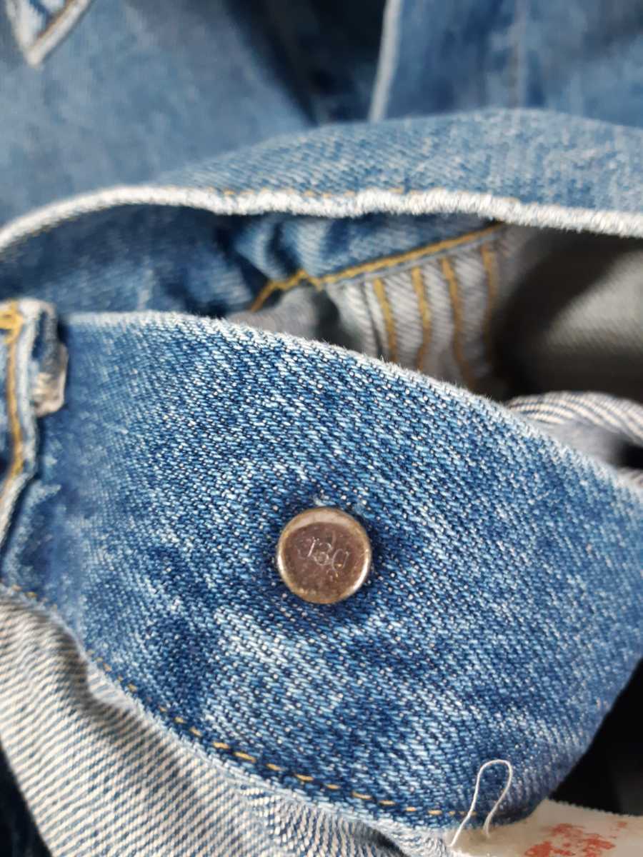 Levi's　557 3rd Gジャン　リーバイス　BIGE 日本製　レプリカ　均等V　J30 ビンテージ_画像6