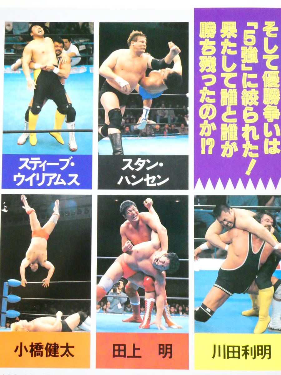 全日本プロレス・パンフレット1994年4月16日武道館　チャンピオンカーニバル優勝決定戦　川田利明VSスティーブ・ウイリアムス、三沢光晴＆_画像10