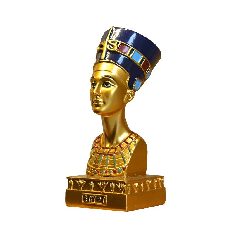2880円 4周年記念イベントが レア 古代エジプト ファラオ像 樹脂 黄金 クレオパトラ アート 彫刻 装飾 置物 インテリア オブジェ