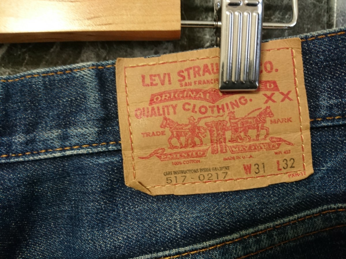 期間限定価格 Levi 039 S 517 0217 Big E バレンシア工場 ファイナルバーゲン Mahatmaacademy Com