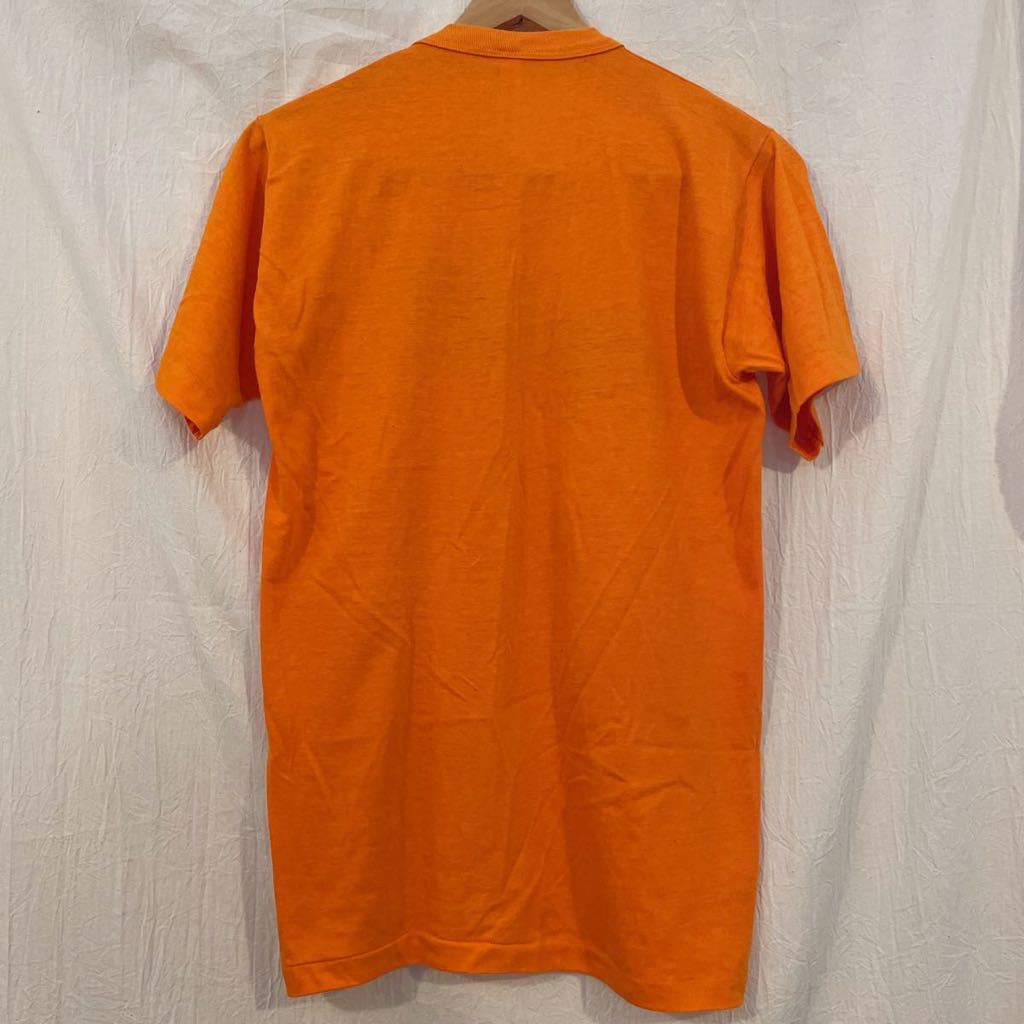 80's 企業もの USA製 Sunkist/サンキスト ロゴTシャツ XL オレンジ_画像2