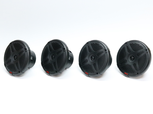 送料込み】Bluetoothアンプ内蔵 2Way 6.5インチ 防水スピーカー-