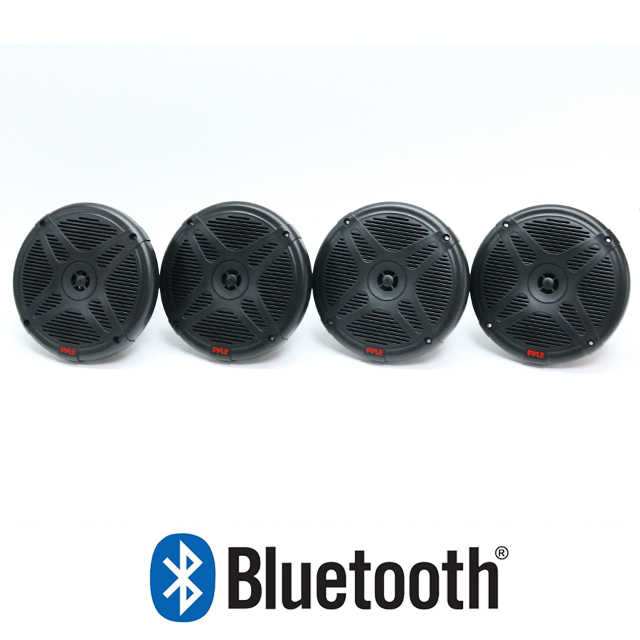 【即納】Bluetoothアンプ内蔵 2Way 6.5インチ 防水スピーカー 防水マリンスピーカー 水上バイク ジェットスキー 管理番号[UH0294]