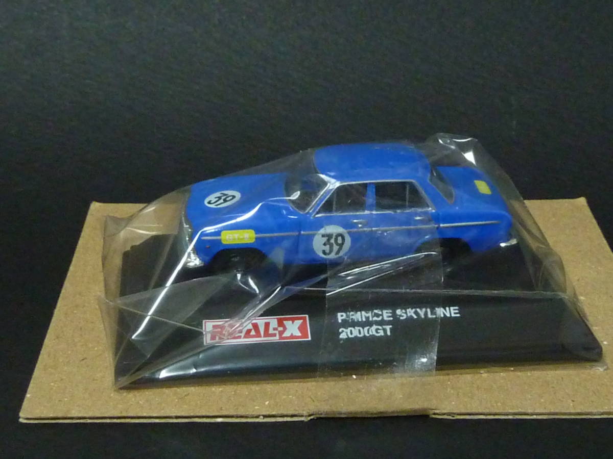 REAL-X NISSAN RACING CAR histories collection Prince Skyline 2000GT S54B No.39 синий NISSAN PRINCE RACING S54 SKYLINE