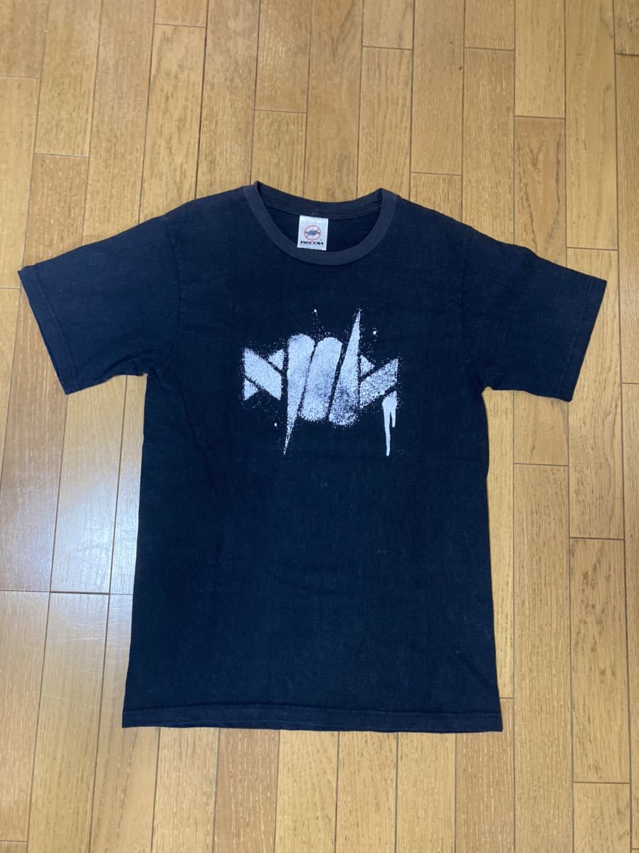 RECON Tシャツ M ブラック リーコン wtaps 90s 00s ビンテージ c.e グッドイナフ futura ape kaws_画像1