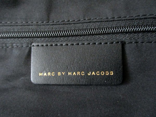 【N814】MARC by MARC JACOBS/マークバイマークジェイコブス◇リュックサック　BK　ネームタグ付　H37cm_画像8