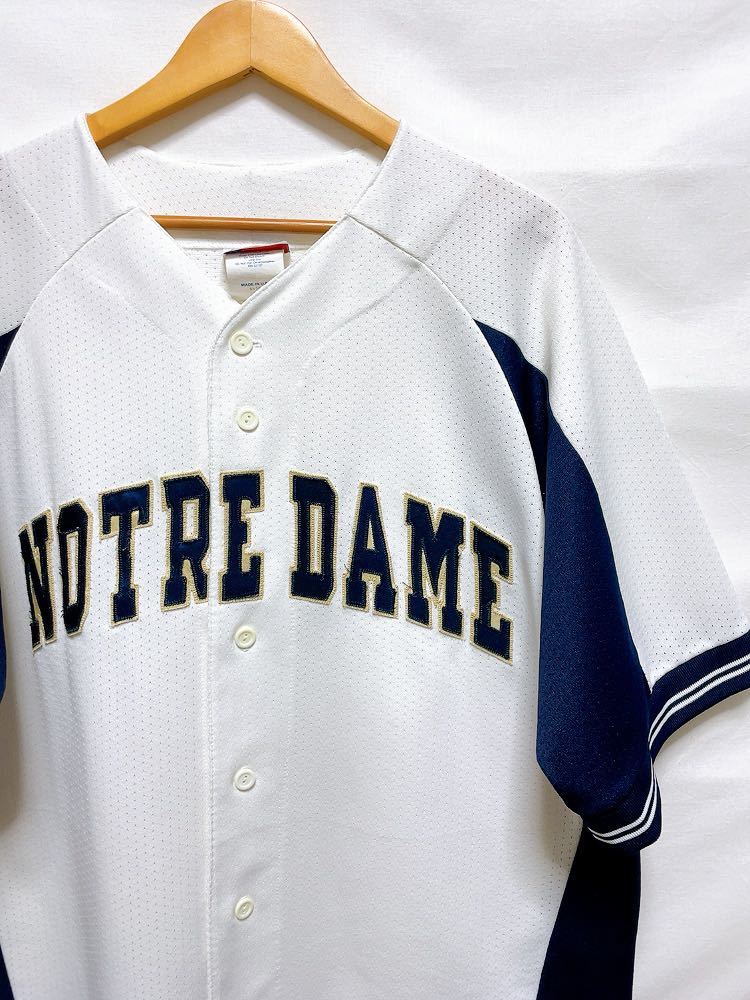 高評価のクリスマスプレゼント 90s majestic NOTRE DAME USA製 ベースボールシャツ マジェスティック ノートルダム 古着 オールド ビンテージ XLサイズ以上 高評価のクリスマスプレゼント 90s majestic NOTRE DAME USA製 ベースボールシャツ マジェスティック ノートルダム 古着 オールド ビンテージ XLサイズ以上
