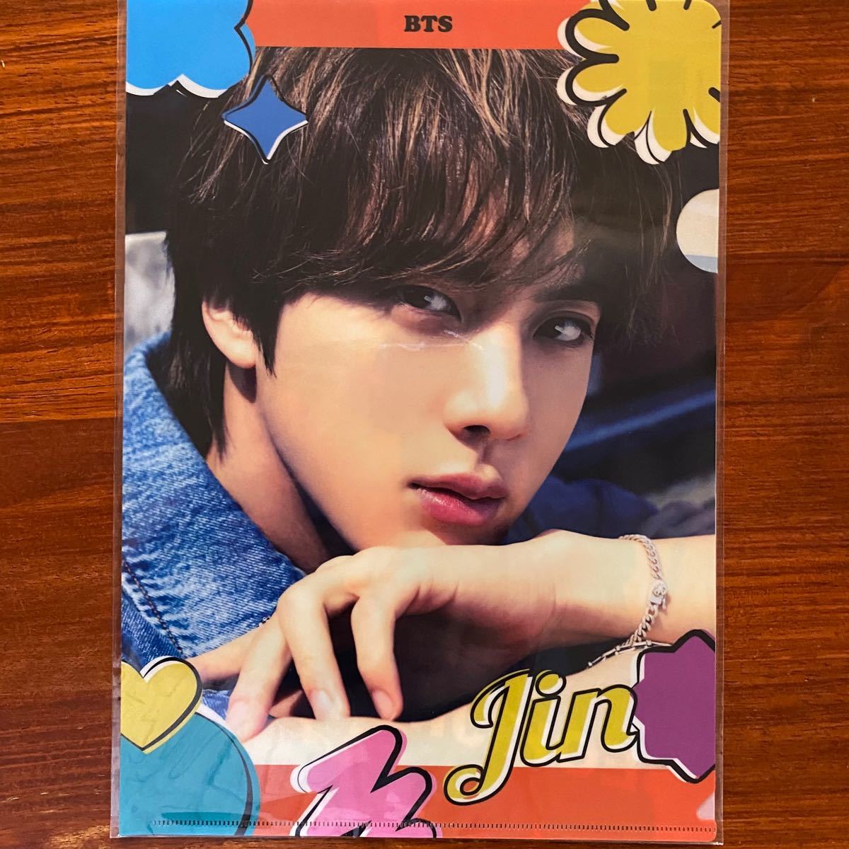 BTS Jin サイン入りクリアファイル BTS JIN ジン 両面 フォトクリアファイル|Yahoo!フリマ(旧