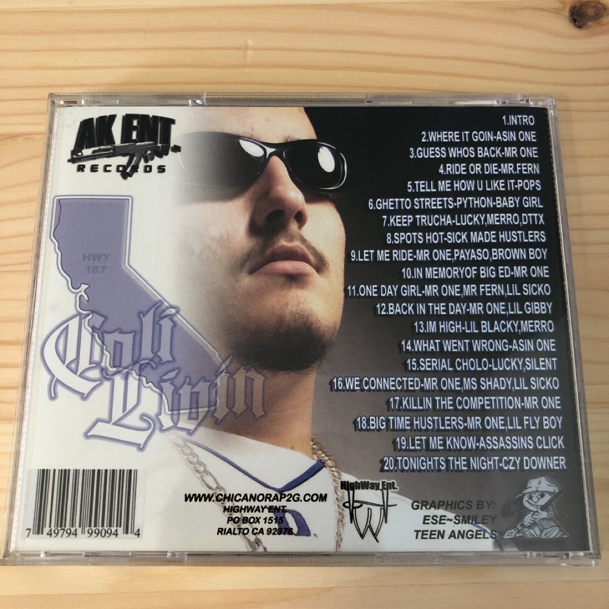 Chicano チカーノ G-rap G-Funk （CD)2枚セット