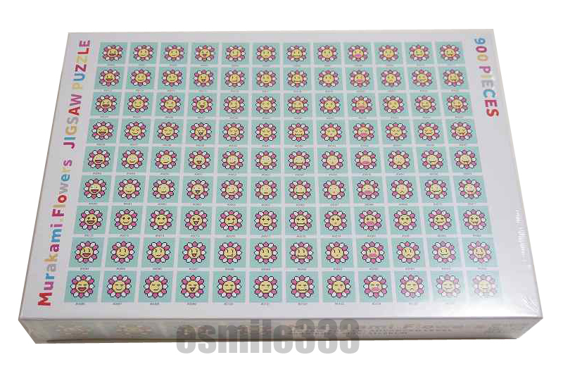 新品 Murakami.Flowers Jigsaw Puzzle 村上隆 パズル ジグソーパズル 51cmx68cm (900pieces) TakashiMurakami /デジタルフラワー_画像1