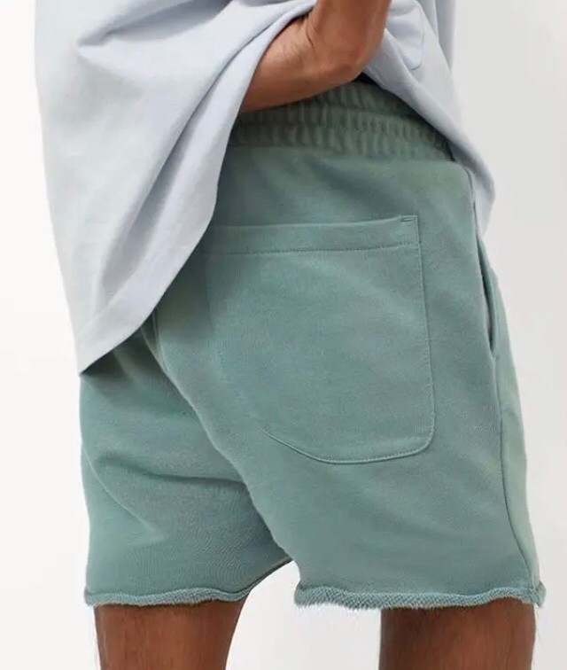 定価 HM メンズ 切りっぱなし スウェット ショートパンツ Lサイズ