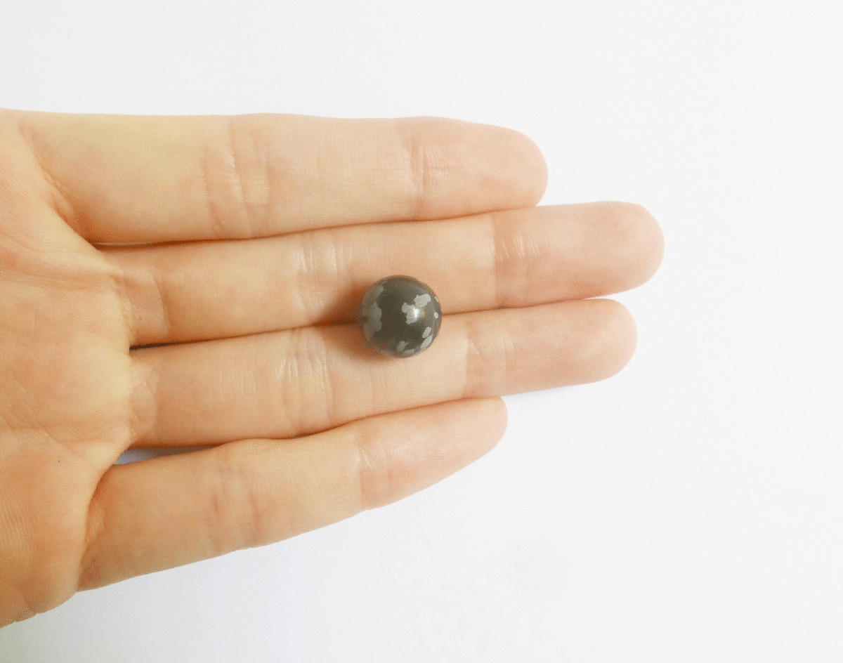 ［Silver925］ハート模様ティアードロップ型の中身が取り出せるオープンタイプ?シルバーネックレス（オブシディアン）大切なものを中に?