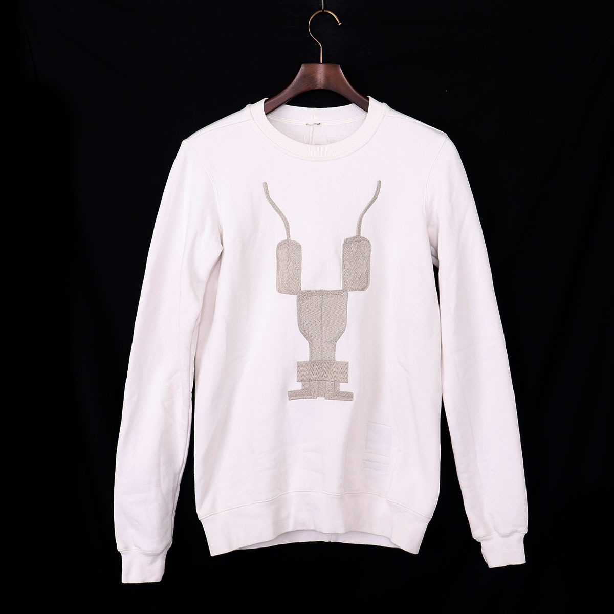 □リックオウエンスダークシャドウ RICK OWENS DRKSHDW 18AW ロゴ刺繍
