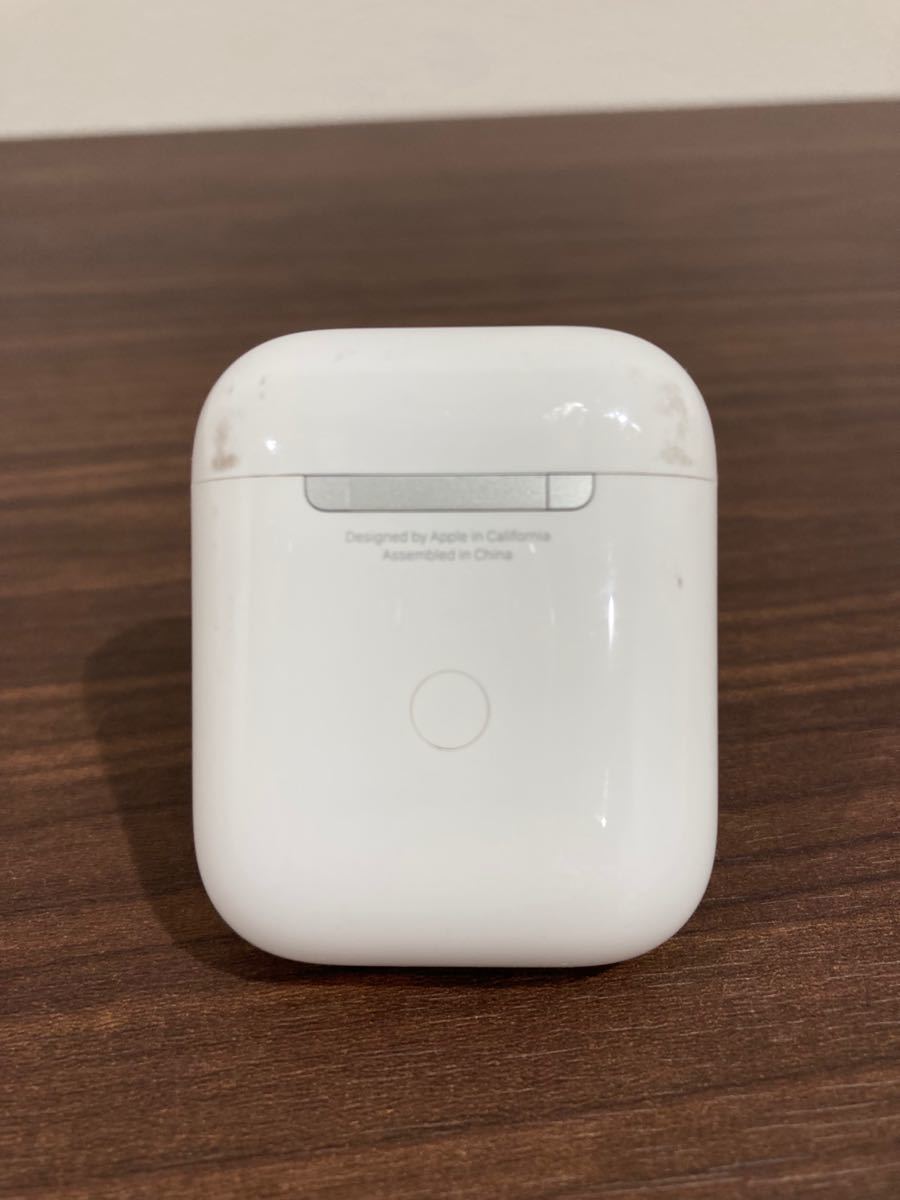 PayPayフリマ｜Apple AirPods 第2世代 A2031 ワイヤレス充電ケースA1938付 正規品 エアポッズ 第二世代 エアーポッズ