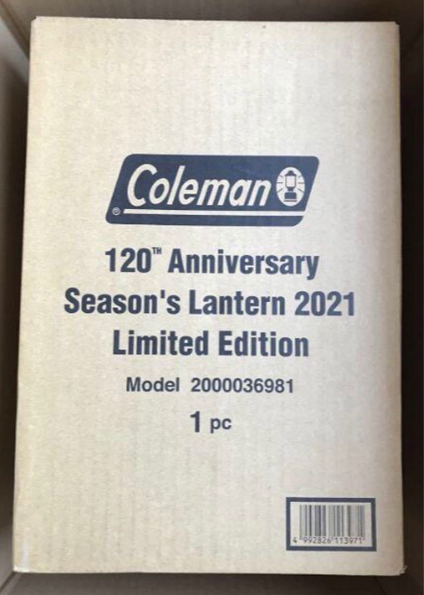 新品　コールマン 120周年 2021 シーズンズランタン　Coleman 120th 新品