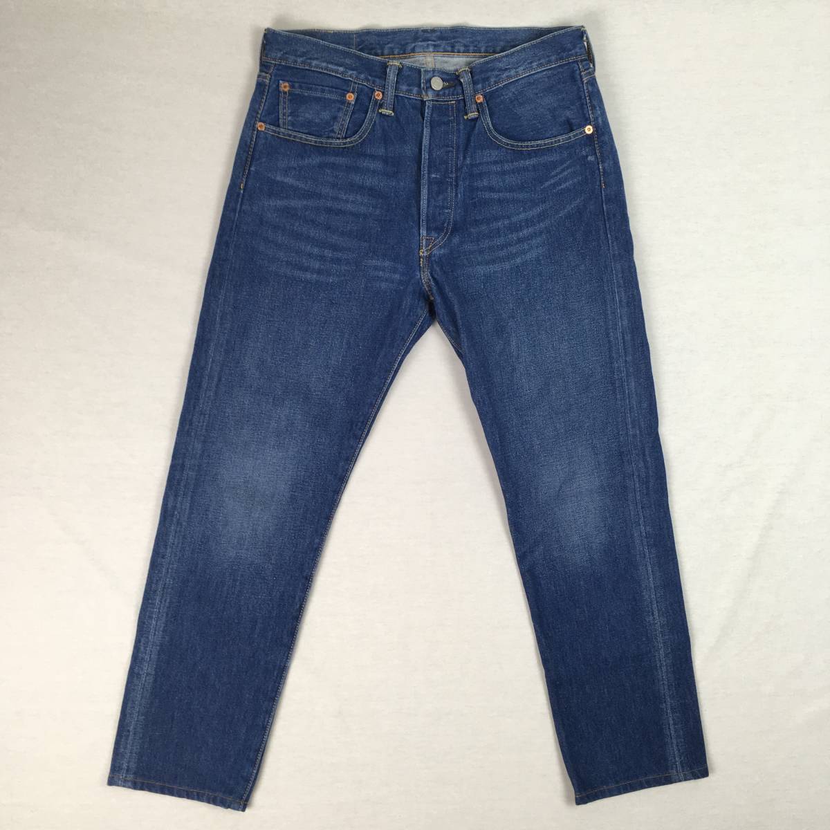 Levi's リーバイス 501CT 18173-0004 テーパード デニム パンツ ジーンズ W31 L32 ボタンフライ 革パッチ 12oz　ユーズド加工_画像3