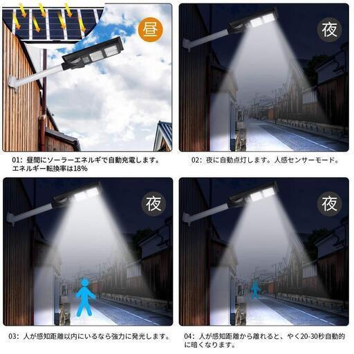 【新品・未使用】LED街灯センサーライト_画像4