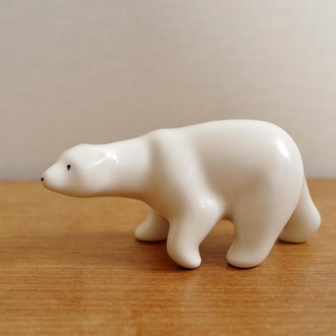 【ビンテージ】 ARABIA シロクマ Polar Bear アラビア Richard Lindh リカルド・リンド 白くま