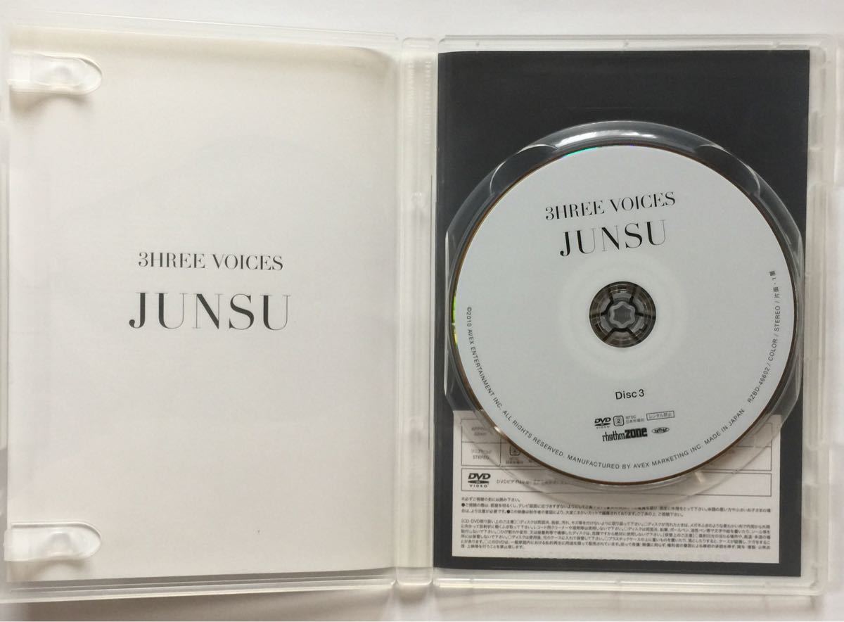 JYJ JUNSU ジュンス XIA ☆ 3HREE VOICES DVD ♪