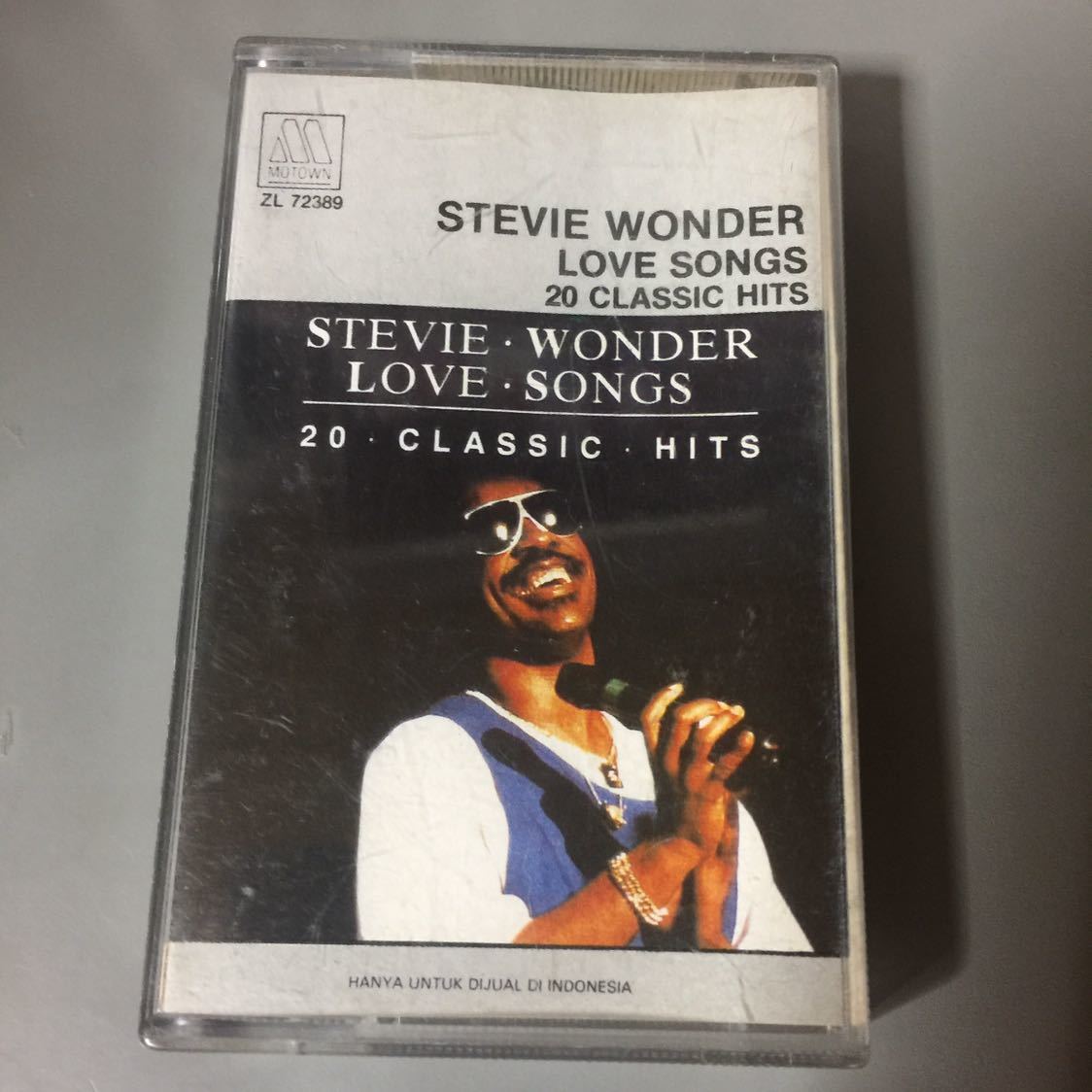 スティーヴー・ワンダー LOVE SONGS 20 CLASSIC SONGS インドネシア盤カセットテープ_画像1