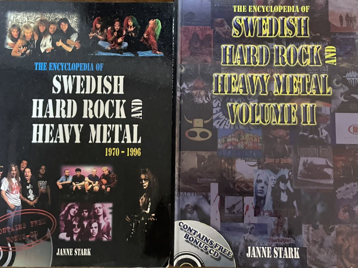 ★国内未発売★洋書 SWEDISH HARD ROCK AND HEAVY METAL 1970-1996 & VOLUMEⅡ