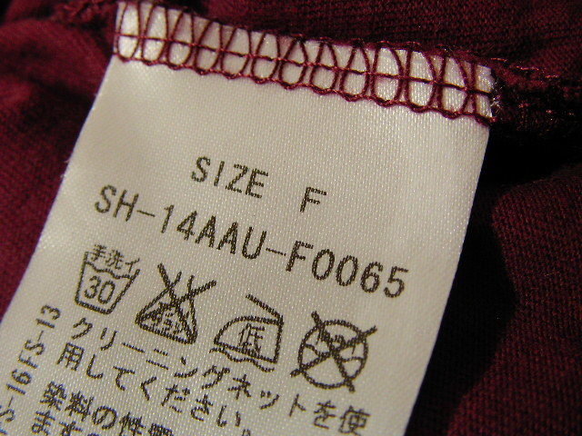 ssyy1781 new standard Basic start up ロングTシャツ ワンピース レッドブラウン ■ 無地 ■ シンプル フリーサイズ_画像9