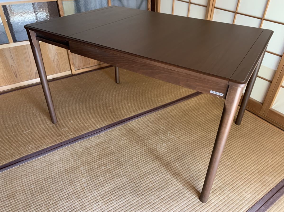 ヤフオク! - KOIZUMIコイズミ エクステンションダイニングテーブル...