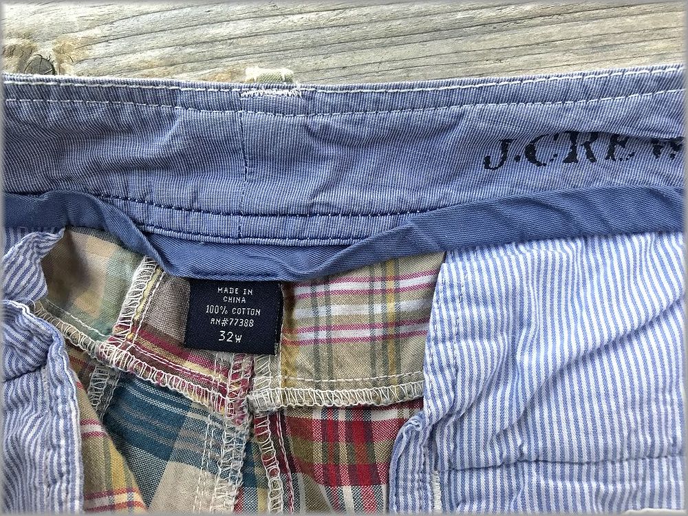 ★Jクルー　J CREW　パッチワーク　ショーツ　FIELD SHORTS　W32 86cm位★ ショートパンツ_画像4