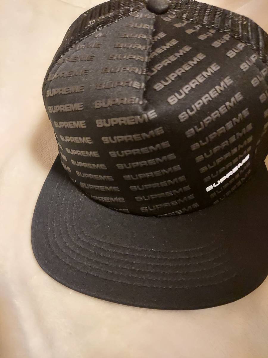 帽子 supreme 18SS repeat mesh 5 panel cap