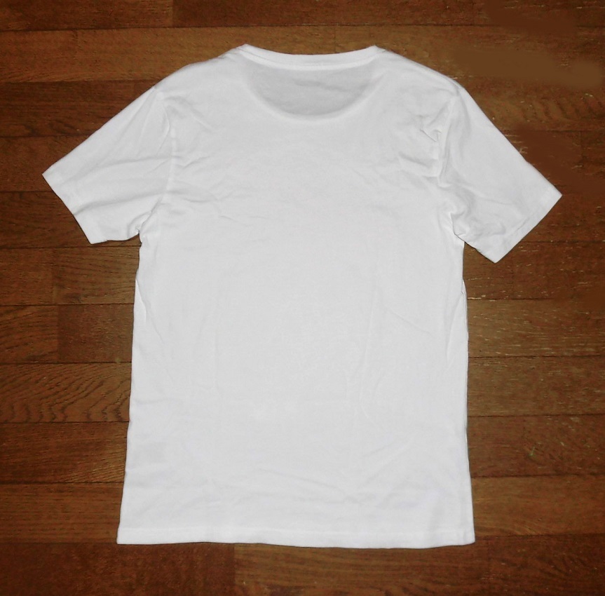 HONDA X GU ホンダ ジーユー 限定 ビッグ ウイング ロゴマーク Tシャツ タイト スリムフィット WHT-RED S 使用少 美品/CBX本田ヨンフォアCB_画像2