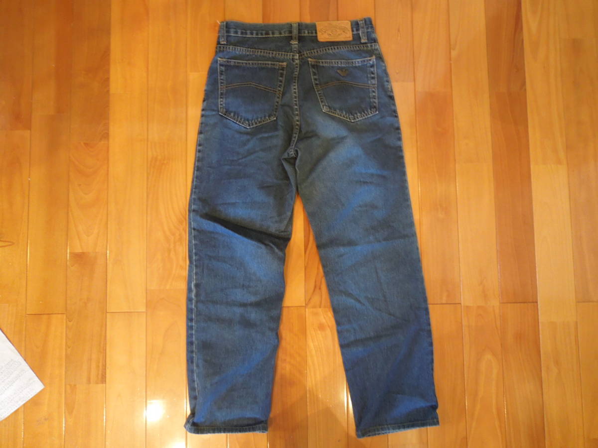 ARMANI JEANS アルマーニジーンズ　90'sヴィンテージ　ジーンズ　W29　MADE IN ITALY_画像9