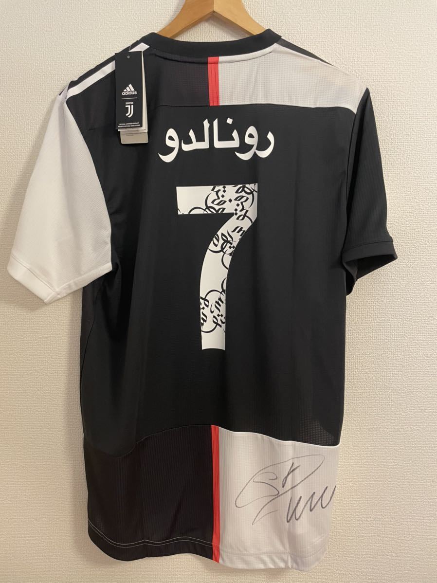 【adidas】JUVENTUS Home Authentic Riyadh Edition Signed by Ronaldo ユヴェントス ユベントス ユニフォーム ロナウド ②