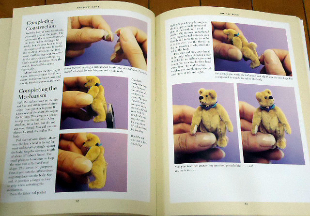 ミニチュアテディベア制作資料集！魅惑的なミニチュアテディベアの作り方/ How to Make Enchanting Miniature Teddy Bears（輸入品の画像4