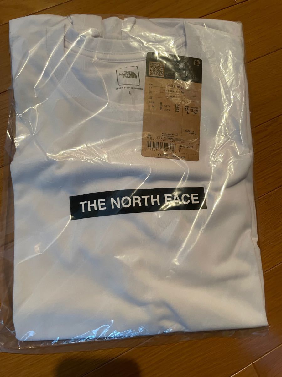 【新品】THE NORTH FACE ノースフェイス　ボックスロゴ　Tシャツ　nt321001  ホワイト　L