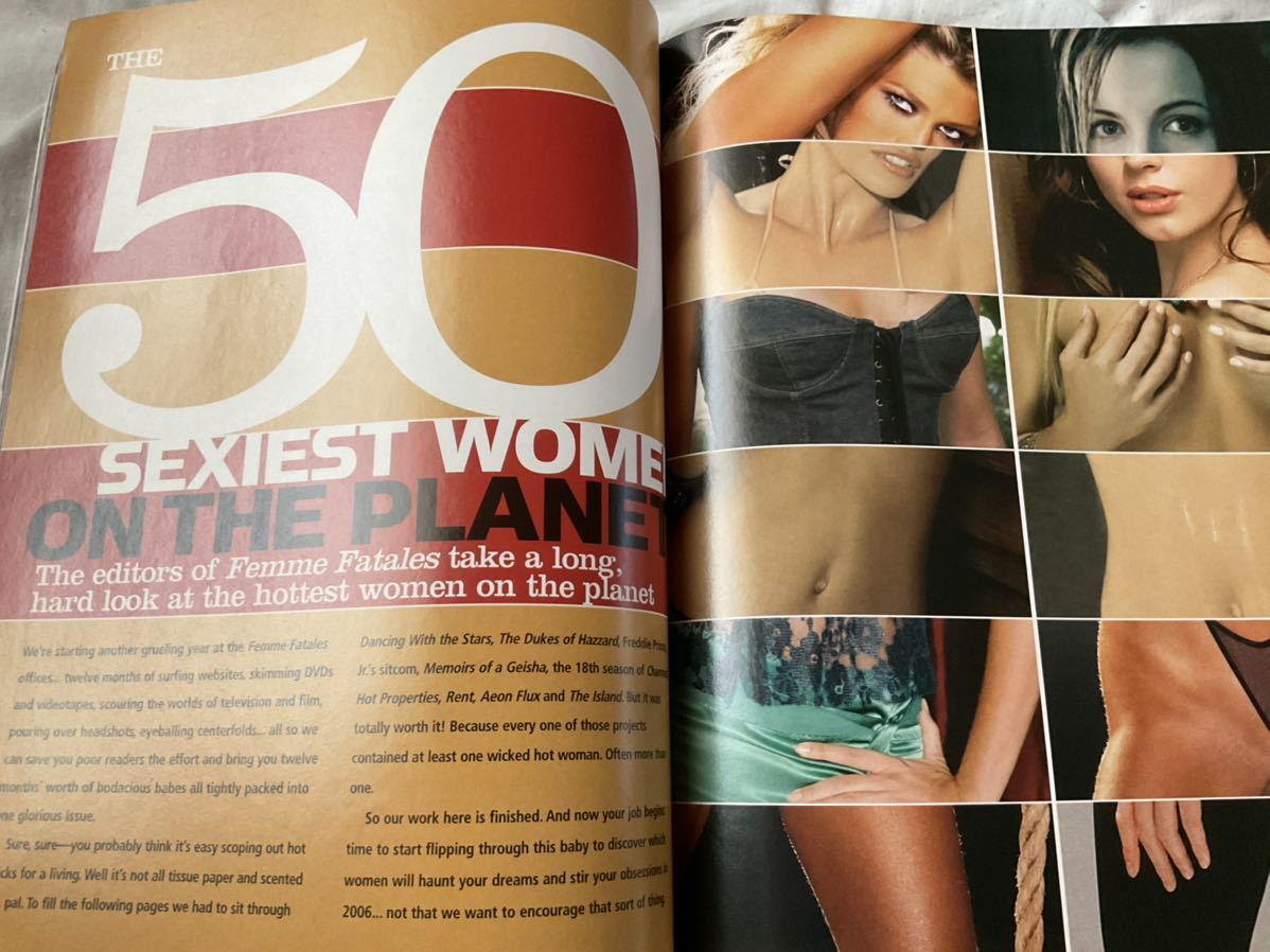 FEMME FATALES. 2006年 Vol.15 No.1,No.2号 US誌 50人のセクシー美女特集。Cassandra Hepburn. WWE Diva Ashiley Massaro._画像8