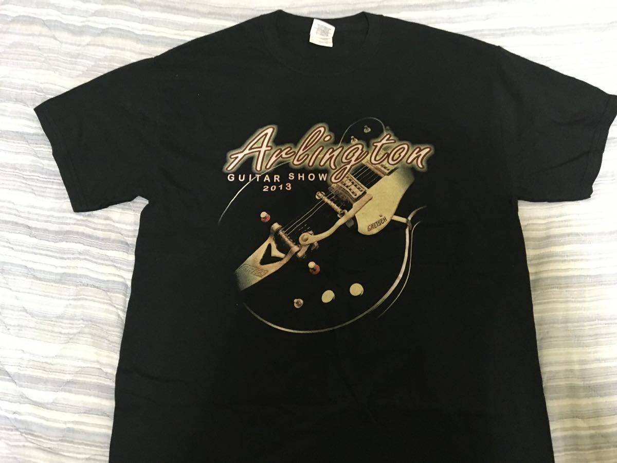 2013年 アーリントンギターショー Tシャツ Mサイズ 未使用品。Arlington Guitar Show 2013. GILDAN製_画像1