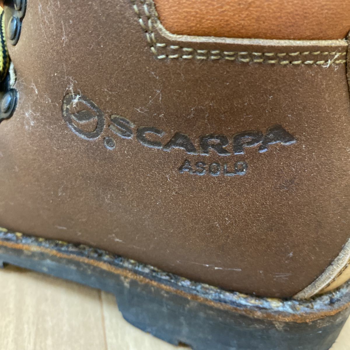 SCARPA スカルパ ハイカット トレッキングシューズ サイズ38 ブラウン