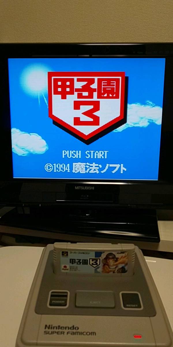 スーパーファミコンソフト 甲子園3☆初期動作確認済☆まとめ買い値引き可 SFC