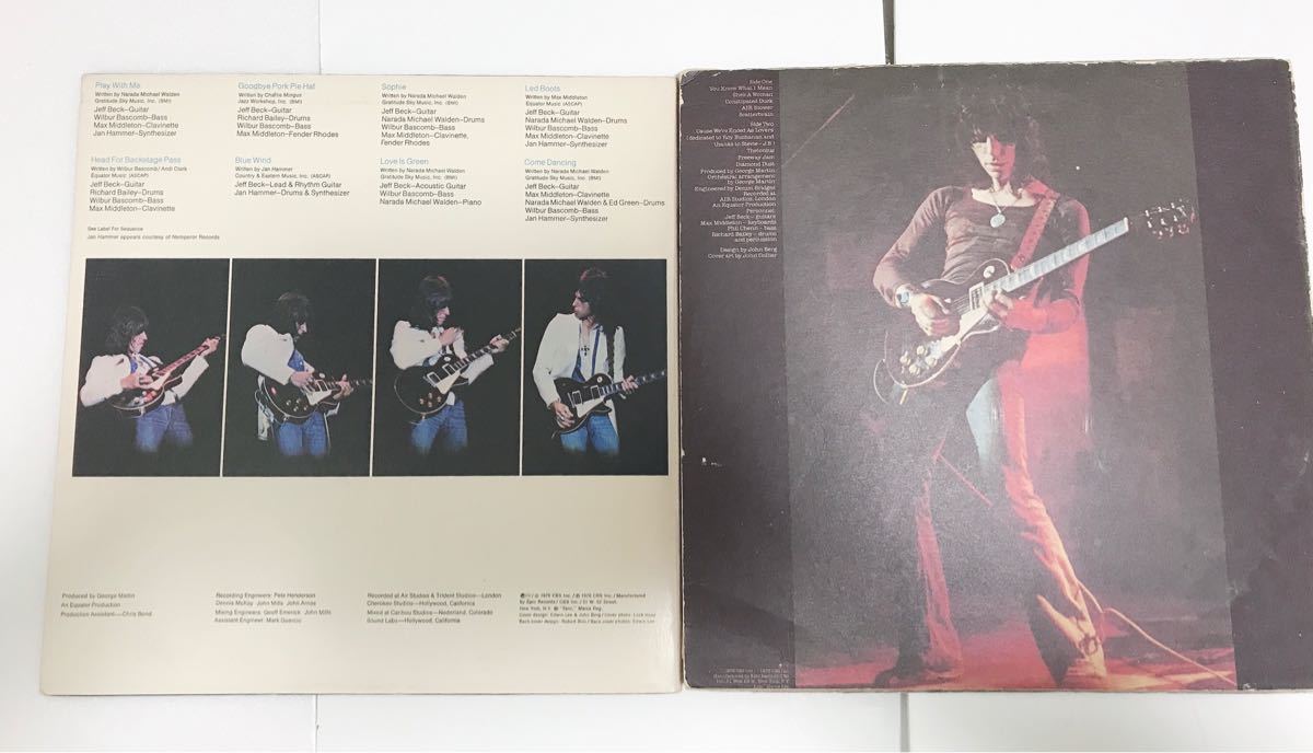 【レア】Jeff Beck ジェフベック　LP 2枚セット　アナログレコード　希少