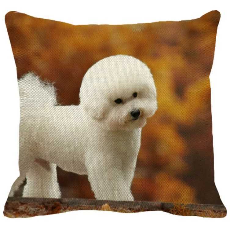 新品未使用 送料無料 インテリア ギフト クッションカバー グッズ ビションフリーゼ プレゼント 小型犬 犬 贈り物 雑貨 完売 ビションフリーゼ