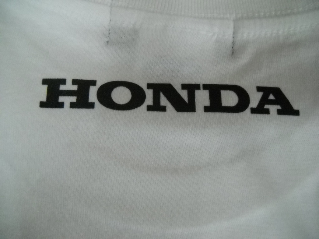 ★Honda 旧ホンダモーター ウィングマーク Hm 少量限定品 純正部品ロゴ Tシャツ クラシカルなHondaロゴ HONDA ホワイト 白 Lサイズ★ _色味は全体、真っ白です。