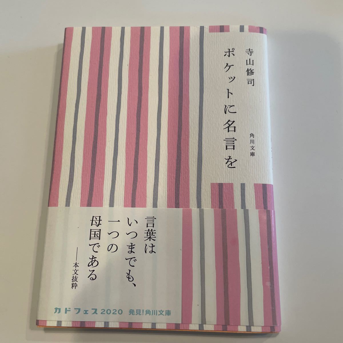 Paypayフリマ ポケットに名言を 寺山修司 角川文庫