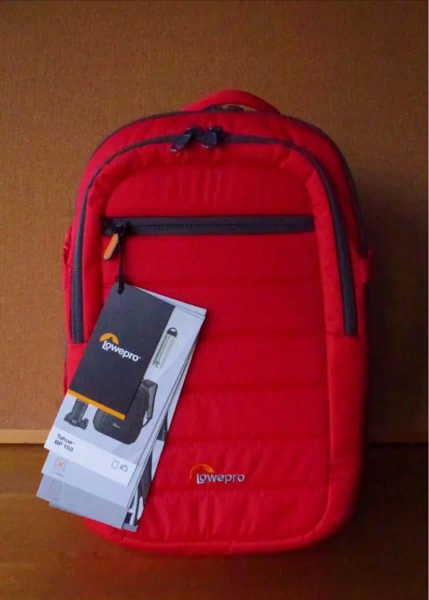 【新品】カメラ用　バックパック　Lowepro Tahoe BP 150　レッド