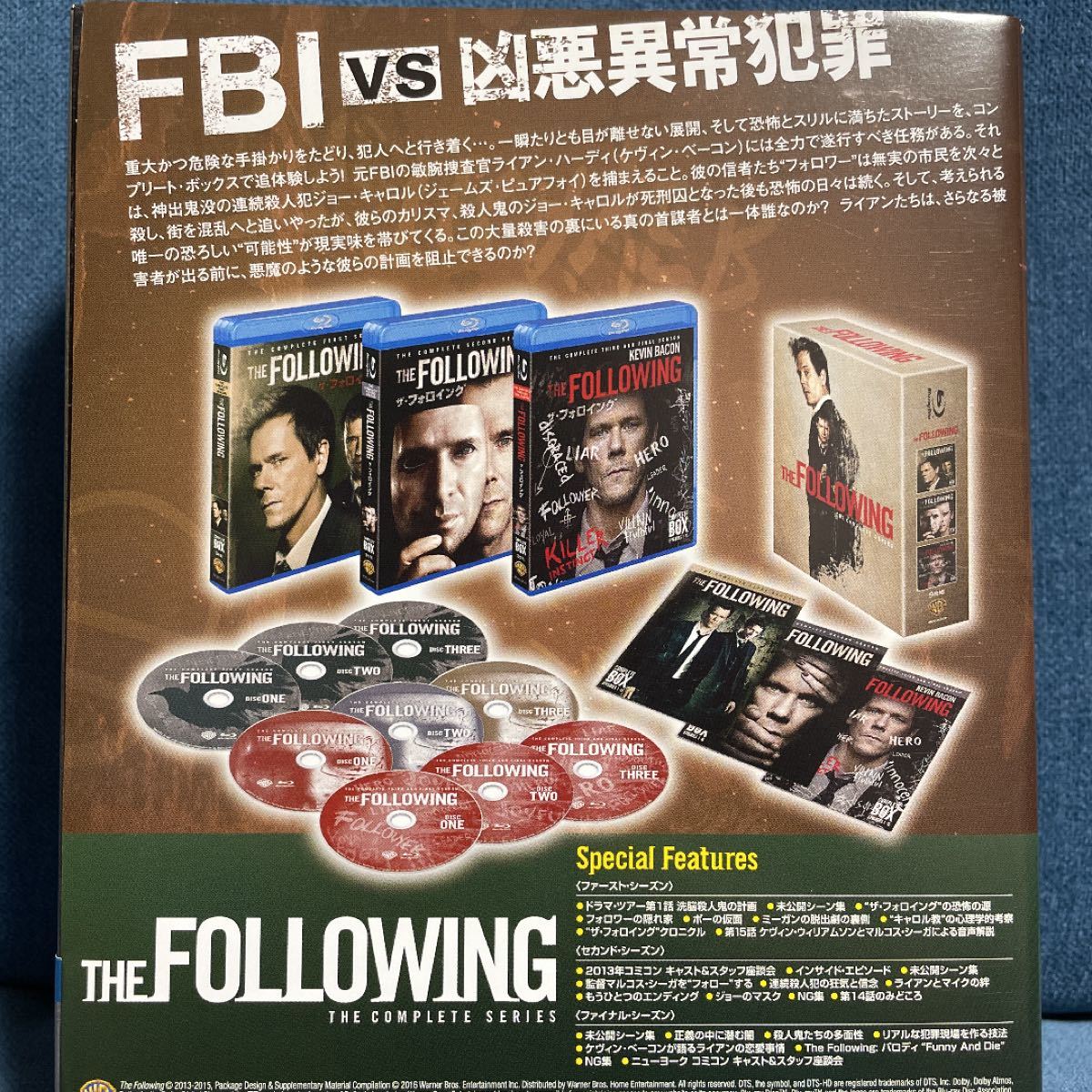 未再生品 ザ・フォロイング コンプリート・シリーズ ブルーレイボックス〈9枚組〉Blu-ray