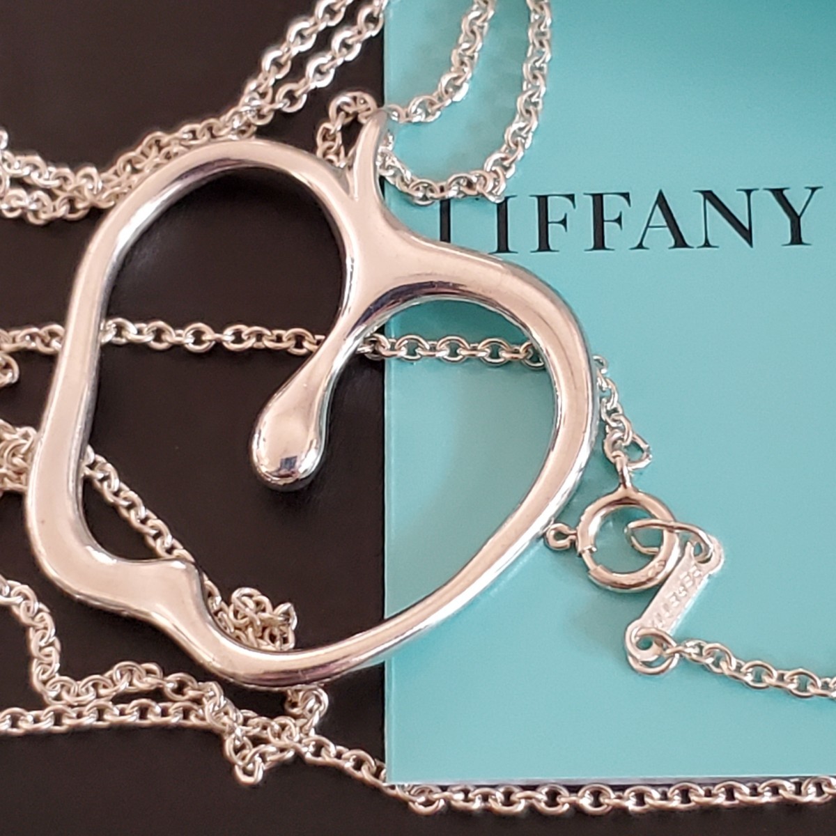 Tiffanyネックレス　925　特大XL　アップルネックレス　76㎝　日本未発売